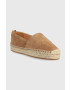 Boss Espadrile iz semiša Madeira bež barva 50493089 - Pepit.si