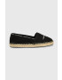 Calvin Klein Jeans Espadrile Esparille Monogram črna barva - Pepit.si