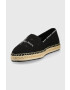 Calvin Klein Jeans Espadrile Esparille Monogram črna barva - Pepit.si