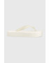 Calvin Klein Jeans Japonke BEACH SANDAL FLATFOR ženske bela barva YW0YW01092 - Pepit.si