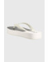 Calvin Klein Jeans Japonke BEACH SANDAL FLATFORM ženske bela barva YW0YW00716 - Pepit.si