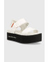 Calvin Klein Jeans Sandali FLATFORM SANDAL SOFTNY - Pepit.si