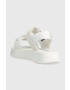 Calvin Klein Jeans Sandali PREFRESATO SANDAL BADGE ženski zelena barva YW0YW00967 - Pepit.si