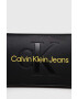 Calvin Klein Jeans Torbica rumena barva - Pepit.si