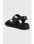 Calvin Klein Sandali BACK STRAP SANDAL MONO JQ moški črna barva HM0HM00970 - Pepit.si