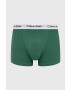 Calvin Klein Underwear Boksarice 3-pack moški zelena barva - Pepit.si