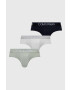 Calvin Klein Underwear Moške spodnjice 3-pack moški siva barva - Pepit.si