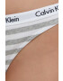 Calvin Klein Underwear Tangice siva barva - Pepit.si