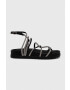 Chiara Ferragni Sandali CF3148_001 ženski črna barva CF CABLE SANDAL - Pepit.si