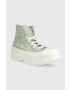 Converse Superge Chuck Taylor All Star Lugged 2.0 HI ženske zelena barva A03809C - Pepit.si