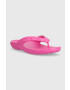 Crocs Japonke Classic Flip ženske roza barva 207713 - Pepit.si