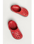 Crocs Natikači CROCBAND 11016 rdeča barva - Pepit.si