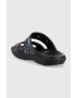 Crocs Natikači Classic Butterfly Sandal ženski črna barva 208246 - Pepit.si