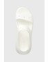 Crocs Natikači CLASSIC CRUSH SANDAL ženski bela barva 207670 - Pepit.si