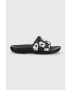 Crocs Natikači Classic Dice Print Slide ženski črna barva 208769 - Pepit.si