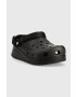 Crocs Natikači Classic Hiker Clog ženski črna barva - Pepit.si