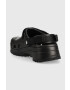 Crocs Natikači Classic Hiker Clog ženski črna barva - Pepit.si