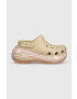 Crocs Natikači Classic Mega Crush Clog ženski roza barva 207988 - Pepit.si