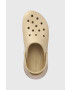 Crocs Natikači Classic Mega Crush Clog ženski roza barva 207988 - Pepit.si