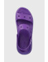 Crocs Natikači Classic Mega Crush Sandal ženski vijolična barva 207989 - Pepit.si