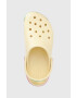 Crocs Natikači Classic Platform Ombre Clog ženski bež barva 208278 - Pepit.si