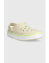 Crocs Natikači Crocband Clean Clog ženski bež barva 208371 - Pepit.si