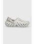 Crocs Natikači Echo Clog siva barva 207937 - Pepit.si