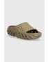 Crocs Natikači Echo Slide rjava barva 208170 - Pepit.si