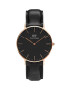 Daniel Wellington Ura Classic 36 Sheffield roza barva - Pepit.si