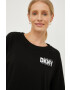 DKNY Bluza ženska črna barva - Pepit.si