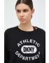 DKNY Pulover ženska črna barva - Pepit.si