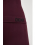 DKNY Top ženski bordo barva - Pepit.si