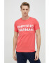 Emporio Armani Underwear Bombažen pižama t-shirt črna barva - Pepit.si