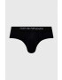 Emporio Armani Underwear Bombažne spodnjice 3-pack mornarsko modra barva - Pepit.si