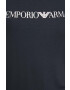 Emporio Armani Underwear Kratka majica za plažo črna barva - Pepit.si