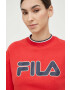 Fila Pulover x Hailey Bieber ženski rdeča barva - Pepit.si