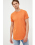 G-Star Raw Bombažen t-shirt oranžna barva - Pepit.si