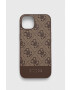 Guess Etui za telefon iPhone 13 61" rjava barva - Pepit.si