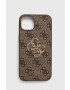 Guess Etui za telefon iPhone 13 61" rjava barva - Pepit.si