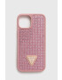 Guess Etui za telefon iPhone 14 61" roza barva - Pepit.si