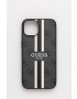 Guess Etui za telefon iPhone 14 61" siva barva - Pepit.si