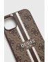 Guess Etui za telefon iPhone 14 Plus 67" rjava barva - Pepit.si