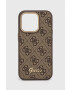 Guess Etui za telefon iPhone 14 Pro 61'' rjava barva - Pepit.si