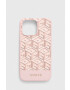 Guess Etui za telefon iPhone 14 Pro Max 67" roza barva - Pepit.si