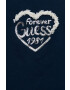 Guess Otroški longsleeve mornarsko modra barva - Pepit.si