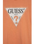 Guess Otroški longsleeve oranžna barva - Pepit.si