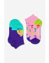 Happy Socks Otroške nogavice Flamingo Low 2-pack KFLM02-3300 - Pepit.si