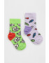 Happy Socks Otroške nogavice Kids Cat and Fish 2-pack - Pepit.si