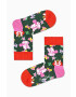 Happy Socks Otroške nogavice x Disney Minnie zelena barva KDNY01 7500 - Pepit.si