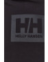 Helly Hansen Bombažna mikica črna barva s kapuco - Pepit.si